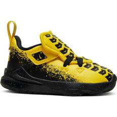 Gula Basketskor Barnskor Nike LeBron XVII SUPer Vroom Mid Top Shoes - Chrome
