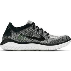 Free RN Flyknit 2018 White Black Men's