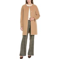 Viscose Jassen Cinzia Rocca Wool and Cashmere-Blend Coat