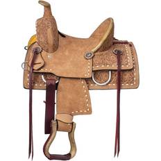 Horse Saddles Royal King Kirby Roughout Roper Saddle