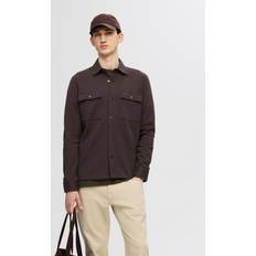 Brun - Herre - Overshirts Jakker Selected Klassisk Overshirt Brun