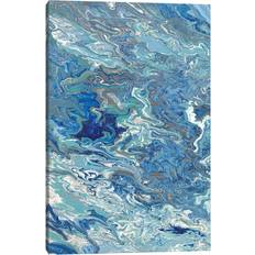 Ivy Bronx Marbleized Beach View I Multicolour Bild 66x101.6cm