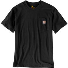 Carhartt K87 Pocket S/S T-Shirt M, Black, workwear kortärmad t-shirt med ficka