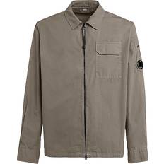 CP COMPANY Zipped Overshirt - Brown