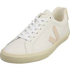 Veja White Esplar Logo Leather Sneakers EXTRA-WHITE_SABLE IT