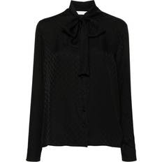 Palm Angels Dame Bluser Palm Angels Bluser Uld Camicie Shirt Uld - Sort