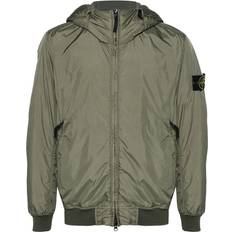 Stone Island Buitenkleding Stone Island Crinkle Reps Hooded Primaloft Jacket - Musk