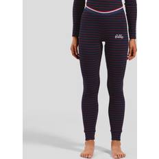 Donna - Multicolore Strati di base Odlo Lange Unterhose ACTIVE WARM ORIGINALS DUNKELBLAU/ ROT