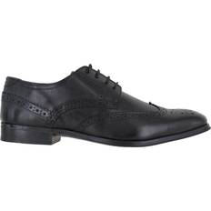 Thomas Crick 'Banks' Brogue Derby Formal Men's Shoes Black