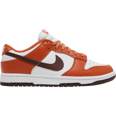 Bronze Sneakers Nike Dunk Low Sneakers Damen Leder/Gummi/Textil Weiß