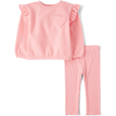 Other Sets The Children's Place Toddler Heart Outfit Set 2-piece - Fuzzy Pink Cl (3047844-33AT)