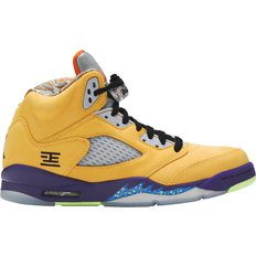 Green Basketball Shoes Jordan Air 5 Retro SE What The - Purple/Ghost Green