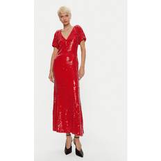ROTATE Birger Christensen Kjoler ROTATE Birger Christensen Long Dress RED