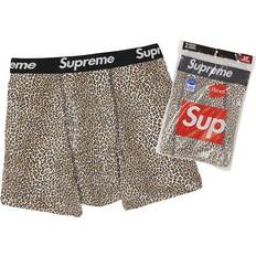 Leopard - Men Men's Underwear Supreme Hanes Leopard Boxer Briefs 2 Pack