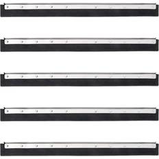 Window Cleaners vidaXL Floor Squeegee Heads 5 pcs 75x2x5 cm Steel and Rubber