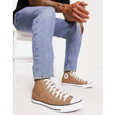 Converse Marron Chaussures Converse Womens Chuck Taylor All Star High Trainer Beige