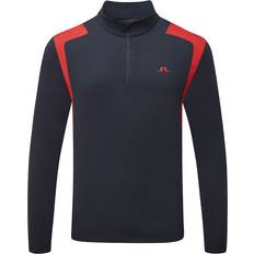 J.Lindeberg Golf Bekleidung J.Lindeberg Lukas Quarter Zip Stretch Midlayer schwarz