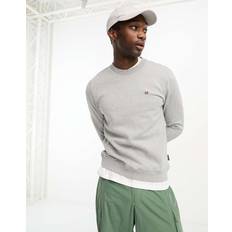 Napapijri Sweatshirts Jumpers Napapijri Balis Crew Cotton-Blend Sweatshirt Grey