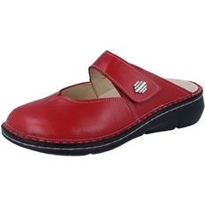 Rot Holzschuhe Finn Comfort Roseau Damen Clog pomodore Glattleder Schuhgröße: