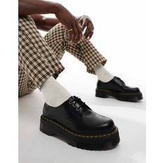 Oxford Dr. Martens 1461 Quad Smooth Leather Platform Shoes - Black