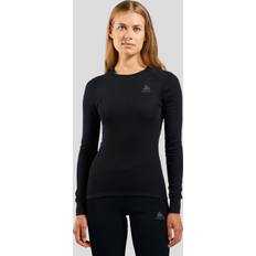 Polyester Ondershirts Odlo Active Warm Crew - Zwart