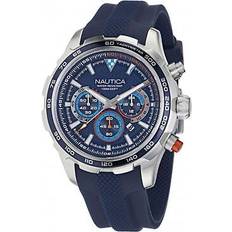 Nautica Men Wrist Watches Nautica nst silicone chronograph 100