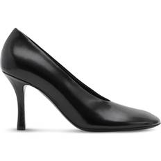 Burberry Heels & Pumps Burberry 85mm Baby leather pumps women Sheepskin/Leather/Calf Leather/Cotton Black
