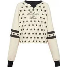 Balmain Dame Sweatere Balmain Sweatshirts, female, Multicolor, Star Print Sweater