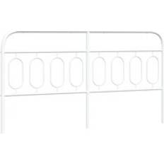 White Headboards vidaXL Metal White 140 cm Headboard