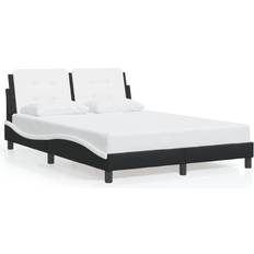 Bed Frame With Headboard Bed 140x200 cm Faux Leather