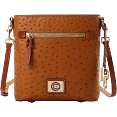 Brown - Water Resistant Crossbody Bags Dooney & Bourke MLB Cubs Zip Crossbody - Cubs