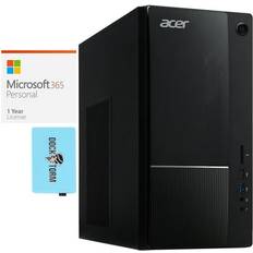 Acer 8 GB Desktop Computers Acer Aspire Home/Business Desktop i5-14400 10-Core UHD 730 8GB DDR5 4800MHz RAM 256GB PCIe SSD + 2TB HDD (3.5) Wifi Win 10 Pro