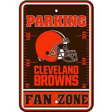 Cleveland Browns Sign 12x18 Plastic Fan Zone Parking Style Special Order
