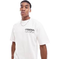 Clothing Criminal Damage city t-shirt in off-white