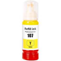 Go Inks Compatible Refill Ink Bottle for Epson EcoTank ET-18100 - Yellow