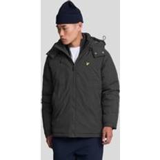 Lyle & Scott Herr Vadderad pufferjacka, Svart