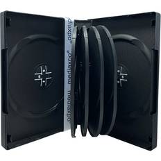 Optical Storage 5 Black 10 Disc DVD Cases