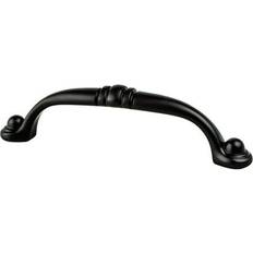 Building Materials Garden Games 96 mm Advantage Plus Three Arch Traditional Cabinet Pull, Matte Black
