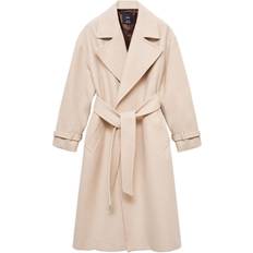 XXS Kåper & Frakker Mango Maxi lapel Manteco wool coat light/pastel grey Woman Light/Pastel Grey