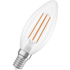 LEDVANCE Classic LED E14 Kerte Filament Klar 3.8W 806lm 827 Ekstra Varm Hvid Erstatter 60W