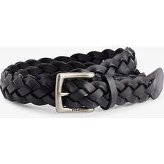 Polo Ralph Lauren braided leather belt men Leather Black