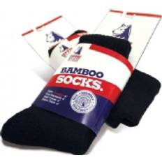Steel Underwear Steel Blue Bamboo Socks - Black