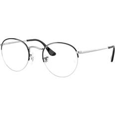 Ray-Ban Round Gaze Silber Fassung Klar Glas Polarisiert 51-22