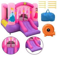 Plástico Parques infantiles Castillo Hinchable Con Tobogán Happy Hop Pvc 300x225x175 Cm