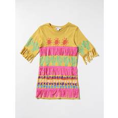Stella McCartney Dress With Cactus And Fringes - Multicolor
