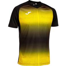 Silk T-shirts Joma Tiger V Short Sleeve T-shirt Gelb,Schwarz 12-14 Years Junge