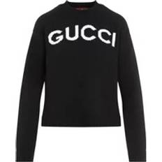 Gucci Tops Gucci Logo Wool Crewneck Sweater