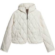 Clothing Superdry Hooded Quilted Liner Jacket, Star White