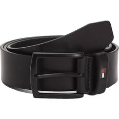 Tommy Hilfiger Ceinture en Cuir Mat - Taille 95 Noir