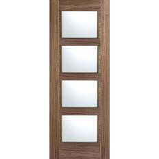 Walnut Doors LPD Vancouver Solid Core FD30 Internal 1981 x 686 mm Walnut Interior Door L (x198.1cm)